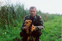 Heniek Potocki i jagdterier JACKIE
